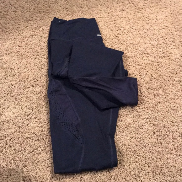aerie Pants - Aerie Navy MOVE mesh Legging aerie Pants - Aerie Navy MOVE mesh Legging